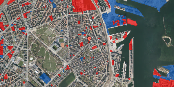 Jordforureningskort på Hobrogade 4, 1. th, 2100 København Ø