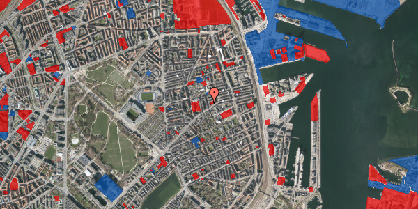 Jordforureningskort på Hobrogade 4, 4. tv, 2100 København Ø