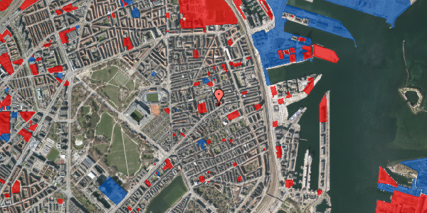 Jordforureningskort på Hobrogade 5, 1. th, 2100 København Ø