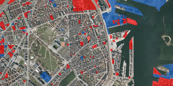 Jordforureningskort på Hobrogade 5, 3. th, 2100 København Ø