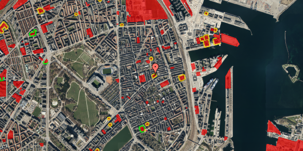 Jordforureningskort på Hobrogade 6, 1. tv, 2100 København Ø