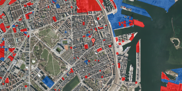 Jordforureningskort på Hobrogade 7, 1. th, 2100 København Ø