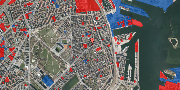 Jordforureningskort på Hobrogade 7, 1. tv, 2100 København Ø