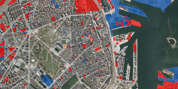 Jordforureningskort på Hobrogade 9, 3. th, 2100 København Ø