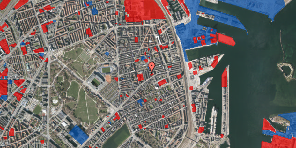 Jordforureningskort på Hobrogade 11, 3. th, 2100 København Ø