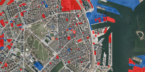 Jordforureningskort på Hobrogade 13, 1. th, 2100 København Ø