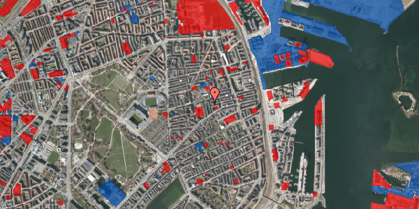 Jordforureningskort på Hobrogade 15, 1. th, 2100 København Ø