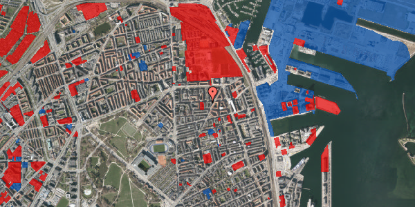 Jordforureningskort på Holbækgade 6, 1. tv, 2100 København Ø