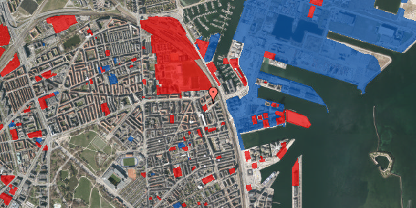 Jordforureningskort på Holstebrogade 6, 1. th, 2100 København Ø