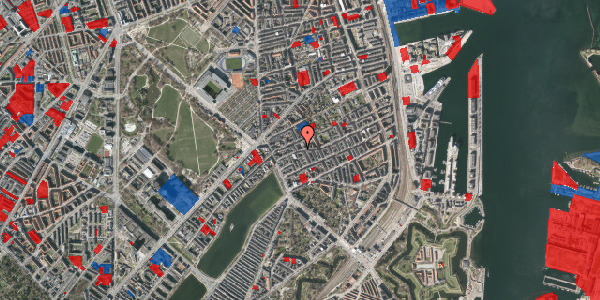 Jordforureningskort på Holsteinsgade 1, 1. th, 2100 København Ø