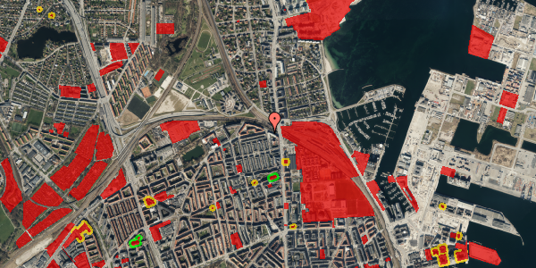 Jordforureningskort på Hornemansgade 42, 1. th, 2100 København Ø