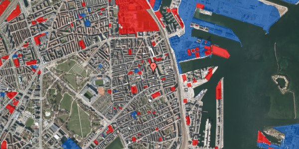 Jordforureningskort på Horsensgade 1, 2. th, 2100 København Ø