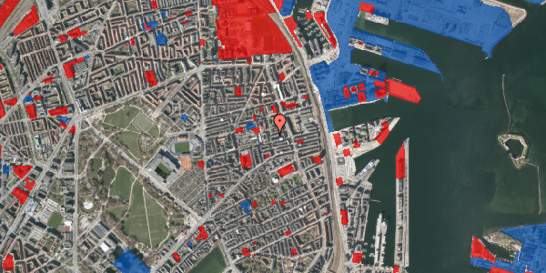 Jordforureningskort på Horsensgade 4, 2. th, 2100 København Ø