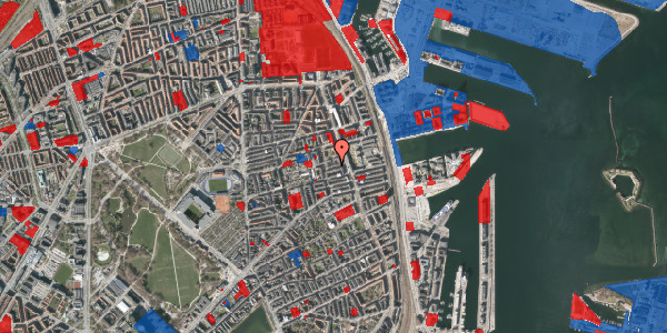 Jordforureningskort på Horsensgade 5, 1. th, 2100 København Ø