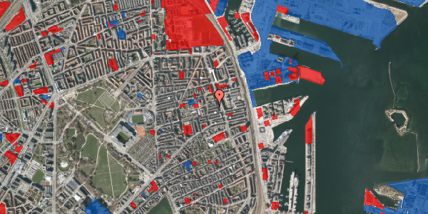 Jordforureningskort på Horsensgade 9, st. th, 2100 København Ø