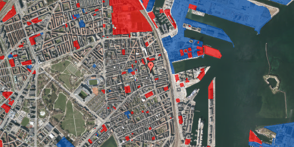Jordforureningskort på Horsensgade 13, 2. th, 2100 København Ø