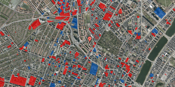 Jordforureningskort på Humlebækgade 21, 3. th, 2200 København N