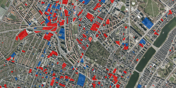 Jordforureningskort på Husumgade 4, 1. th, 2200 København N