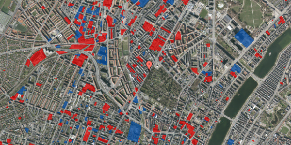 Jordforureningskort på Husumgade 4, 3. tv, 2200 København N