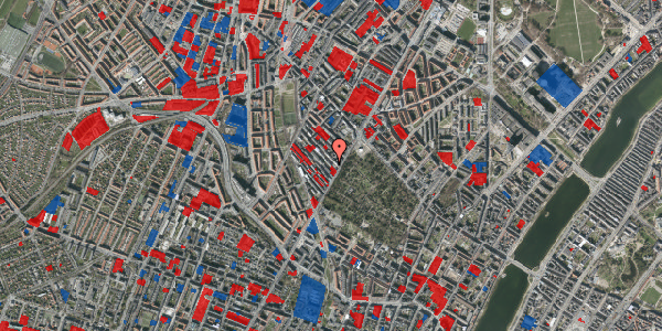 Jordforureningskort på Husumgade 5, 1. tv, 2200 København N