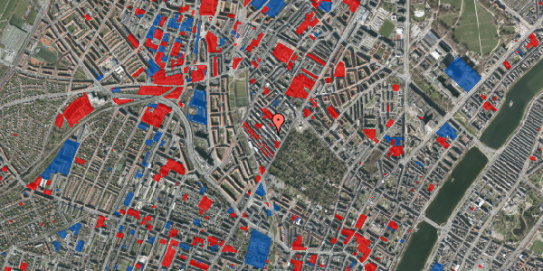 Jordforureningskort på Husumgade 13, 1. tv, 2200 København N