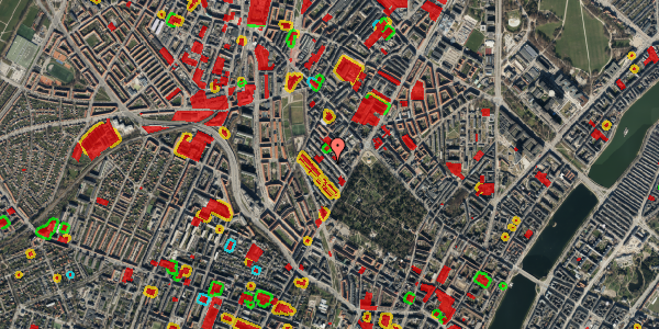 Jordforureningskort på Husumgade 21, 4. th, 2200 København N