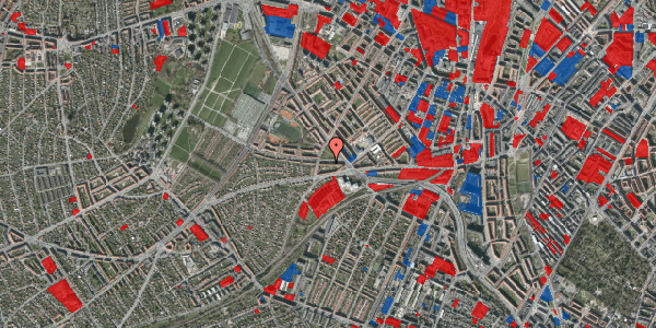 Jordforureningskort på Hvidkildevej 13, 1. th, 2400 København NV