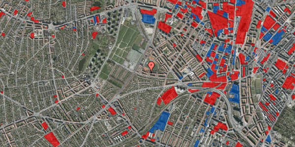 Jordforureningskort på Hvidkildevej 36B, 2. th, 2400 København NV