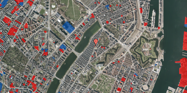 Jordforureningskort på Høyensgade 8, 2100 København Ø