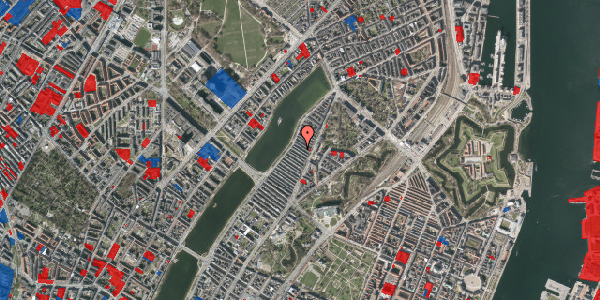 Jordforureningskort på Høyensgade 21, 2100 København Ø