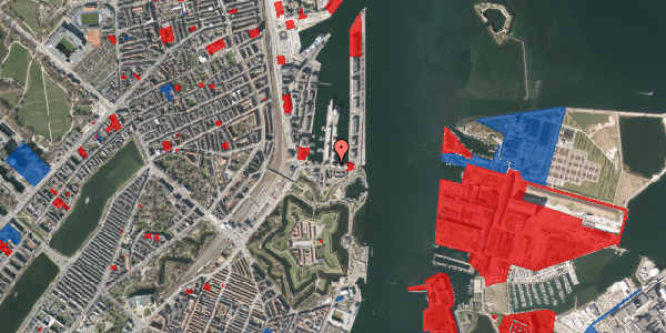 Jordforureningskort på Indiakaj 9, 1. 4, 2100 København Ø