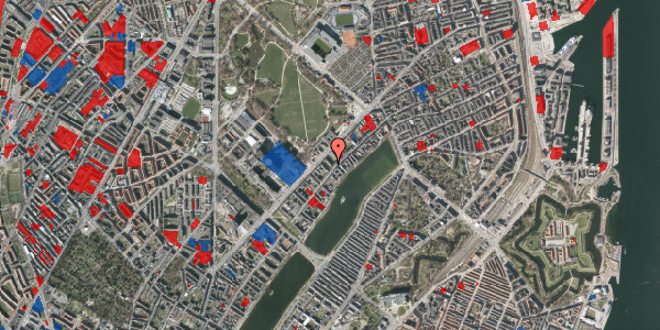 Jordforureningskort på Irmingersgade 10, 1. th, 2100 København Ø