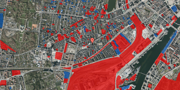 Jordforureningskort på Istedgade 105, st. 1, 1650 København V