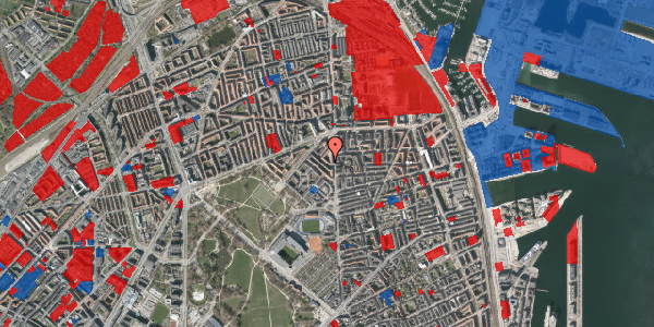 Jordforureningskort på Jacob Erlandsens Gade 2, 1. th, 2100 København Ø