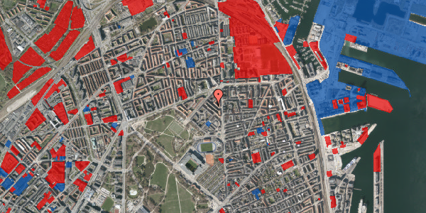 Jordforureningskort på Jacob Erlandsens Gade 5, 3. th, 2100 København Ø