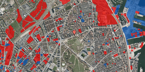 Jordforureningskort på Jagtvej 187, 3. th, 2100 København Ø