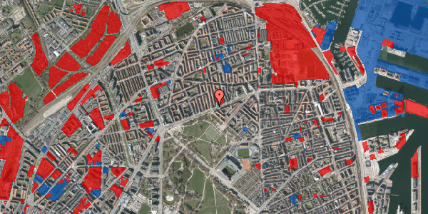 Jordforureningskort på Jagtvej 199, st. 1, 2100 København Ø