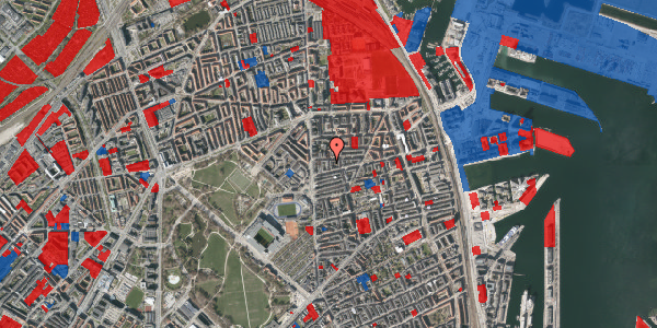 Jordforureningskort på Jellingegade 5, 3. th, 2100 København Ø