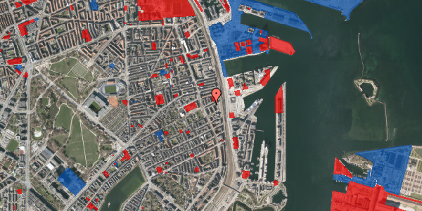 Jordforureningskort på Jens Munks Gade 12, 1. th, 2100 København Ø