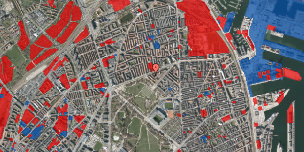 Jordforureningskort på Kanslergade 1, 1. th, 2100 København Ø