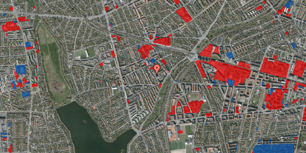 Jordforureningskort på Kastanie Allé 15, 1. th, 2720 Vanløse