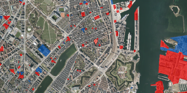 Jordforureningskort på Kastelsvej 9, 1. 4, 2100 København Ø