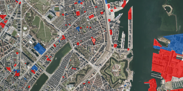 Jordforureningskort på Kastelsvej 15, 1. tv, 2100 København Ø
