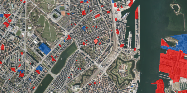 Jordforureningskort på Kastelsvej 24, 3. th, 2100 København Ø