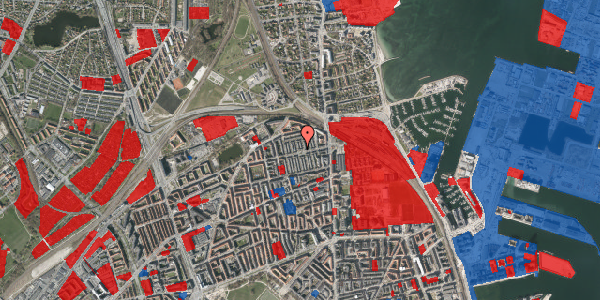 Jordforureningskort på Kildevældsgade 34, st. , 2100 København Ø