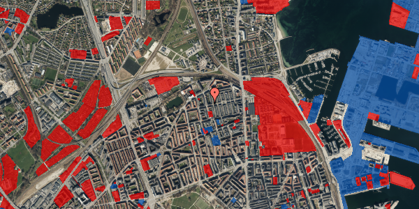 Jordforureningskort på Kildevældsgade 58, 1. tv, 2100 København Ø