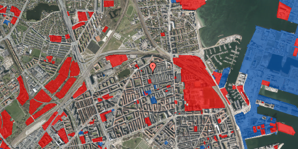 Jordforureningskort på Kildevældsgade 58, 3. tv, 2100 København Ø