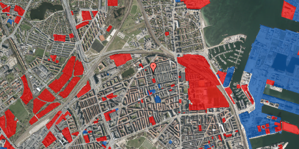 Jordforureningskort på Kildevældsgade 62, 3. th, 2100 København Ø