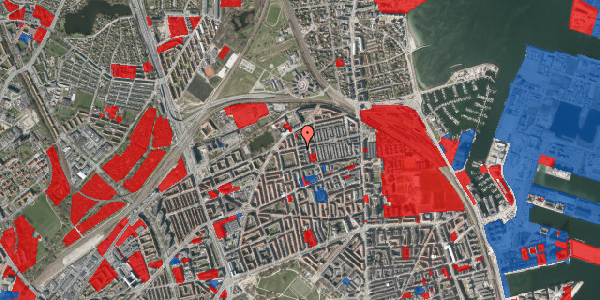 Jordforureningskort på Kildevældsgade 75, 1. tv, 2100 København Ø
