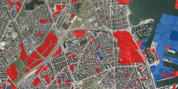 Jordforureningskort på Kildevældsgade 82, 1. th, 2100 København Ø